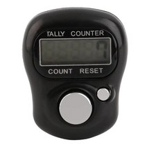 카운터 카운트 숫자 1 pcs 미니 손가락 카운터 lcd 전자 디지털 카운터 계산 범위 0-99999 바느질 뜨개질, 04 Black