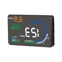 자동차 헤드업 디스플레이 car hud a8 최신 헤드 업 obdii euobd 5.5quot 앞 유리 프로젝터 교대 알림 수온. rpm kmh mph, 검은색