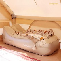 캠핑매트리스 캠핑 매트리스 에어침대 야외, 곡선소파+에어펌퍼+담요