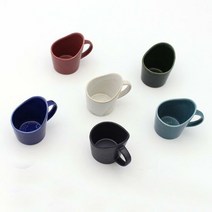 달소금 핸드메이드 도자기 종이컵홀더(6color), 색상:블랙(무광), 단품