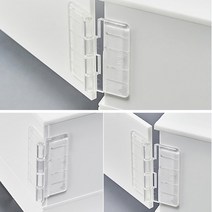 프라스틱 장석 투명아크릴 여닫이 뚜껑 문 소품 DIY경첩 2개