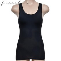 다잇템 [다잇템] 여자 슬림 패드내장 심리스 데일리 바디라인 민소매