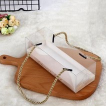 홈 베이킹 도구 80% HOT10Pcs 휴대용 투명 케이크 스위스 롤 박스 애완 동물 포장 디저트 컨테이너
