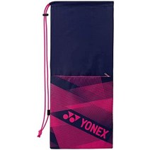 요넥스 테니스가방 【소프트 테니스 스티커 첨부】소프트 테니스 라켓 케이스 테니스 2개용 bag2291 나일론 연식 테니스 전면 포켓 첨부, 675네이비×핑크