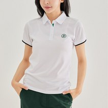 제이투제이 여성골프웨어 B자수 PK 카라 반팔티셔츠