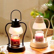 아로마스몰 캔들워머+무민캔들 스몰자+할로겐전구 2개 세트, 아로마스몰_블랙+전구2개, S체리크러쉬