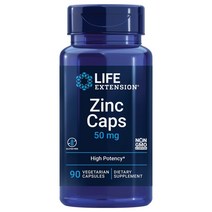 Life Extension Zinc Caps 라이프 익스텐션 징크 캡스 아연 50mg 90캡슐