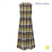 올리비아로렌 A라인 체크 원피스__VOPOAWM5332 401358