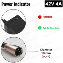 전동킥보드충전기 36v 4a 전기 자전거 리튬 배터리 충전기 42v 4a xiaomi m365 pro 전기 스쿠터 충전기 고속 충전 호환, 우리를, 4핀 xlr