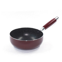 업소용 튀김팬 가벼운 마블 코팅팬 알루미늄 식당 음식점 20cm 22cm 24cm 26cm 28cm 30cm 32cm, 튀김팬 20cm, 1개