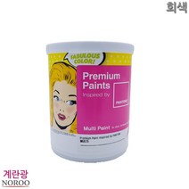 노루 셀프 수성 페인트 그레이 1L 현관문페인트 벽지페인트 페인트칠하기 가구페인트, 회색19-3900