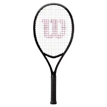 윌슨 입문용 라켓 울트라 블레이드 성인용 테니스 라켓 3-4 3/8 프로스테프 v2 v6, 그립 크기 4 - 4 1/2 quot, 검은색