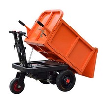전동운반차 미니 덤프 트럭 전동 농업용 구루마 대차, 상세 페이지 참고, 전동강화 스탠드구동 사각버킷