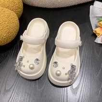 Z3JC 메리제인은 통기성이 좋은 통굽 EVA 여성동 샌들을 신었습니다.