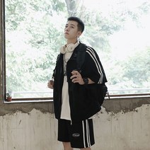 여름반바지트레이닝복 트렌드 남자 패션트레이닝세트 인싸템 스트리트 코트 단아한 무드 운동복 4817160519