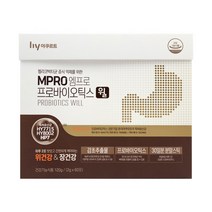 한국야쿠르트 엠프로 프로바이오틱스 윌 60포유산균 프리바이오틱스 포스트바이오틱스 프락토올리고당, 단품, 단품