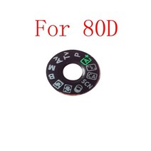 사진촬영 보조도구캐논 5D2 5D3 5D4 60D 70D 80D 5Ds 모드 다이얼 패드 턴테이블 패치 태그 플레이트 명, 07 For 80D