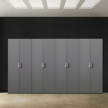 이온 3200 장롱세트 (옷장+이불장+수납장+양복장) 드레스룸 시스템장 장농, 그레이