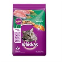 위스카스 포켓 참치 고양이 사료, 3개, 1.2kg