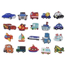 지비츠 크록스 호환 파츠 자동차 교통 수단 장식 신발, 10