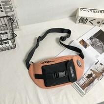 YAPOGI YAPOGI 새로운 일본 스타일 패션 브랜드 커플 가슴 가방 남성 학생 컬러 매칭 허리 가방 맞춤 어깨 Crossbody 작은 배낭 YAPOGI
