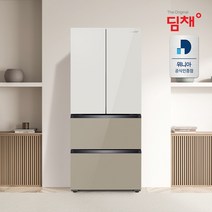 23년형 위니아 딤채 김치냉장고 스탠드형 457리터 EDQ47HBPIER 4도어 양문형/샤인베지브라운, EDQ47HBPIER 강화유리 457리터