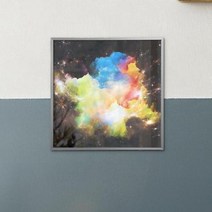 기타 바보사랑[꾸밈]우주의색채-소형메탈프레임액자, 올리브