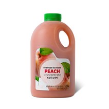 스위트컵 복숭아 농축액 1.9kg 6개(1박스), 단품