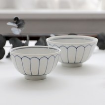 오반자이 뉴데이지 공기와 대접 일본 그릇 식기 공기대접세트 밥그릇세트, 1개