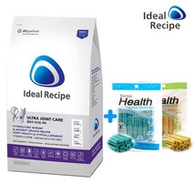 아이디얼레시피 울트라조인트케어 강아지사료 1kg 가수분해 관절 + 덴탈껌100g 증정