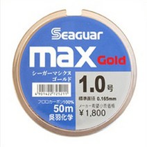 자바낚시 시가 맥스 골드 카본낚시줄 / 민물원줄 바다목줄, 시가 맥스 골드 2.5호
