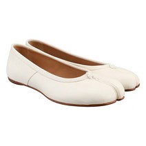 메종 마르지엘라 명품마르지엘라23SS S58WZ0042 P3753 T1003 여성 타비 발레리나 플랫 화이트