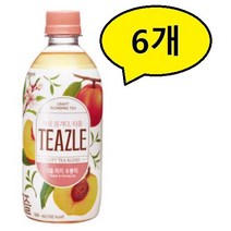 웅진 티즐 피치 우롱티, 500ml, 6개