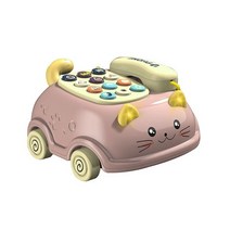 디지털무전기 업무용무전기 생활무전기 워키토기 몬테소리 전기 전화 완구 를위한 고양이 자동차 교육 사운, 01 pink