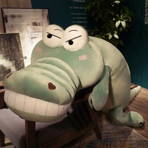 대형 악어 바디필로우 인형 베개 침대 쿠션 선물, [다크그린데이즈] 앨리게이터, 1.8미터