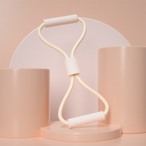 홈트레이닝 홈트 실내 운동 기구 홈짐 철봉 다이어트다기능 저항 핫 요가 풀 로프 밴드 핸들 탄성 스포츠, 06 Figure 8 Puller-B