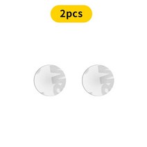 폭스바겐 엠블럼 배지 자동차 키 쉘 알루미늄 스티커 로고 화이트 블루 컬러 블랙 레드 14mm 2 개, 2pcs (Thanks)_16mm Audi