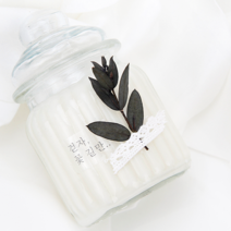 올데이 네츄럴 스몰자 완캔 소이캔들 330ml, 1개, A.마조람-도그