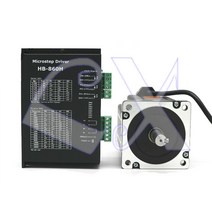 토크 2 상 NEMA34 스테퍼 모터 드라이브 키트 HB860H 드라이버 86BYGH250D 12Nm 5.6A CNC 조각 기계