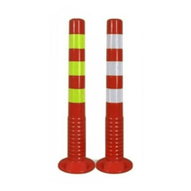 주차금지봉 차선규제봉 볼라드 주차차단 중앙분리봉, 75cm TPE 컬럼 오렌지 레드