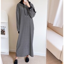 [벨롯] 빅사이즈 스트라이프 롱 원피스