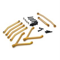 FMS 124 FCX24 FCX 24 원격 제어 차량 부품 금속 업그레이드 섀시 타이로드 스티어링로드, 23.1set