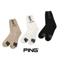 [정품] 핑(PING) 남성 로고 라인 포인트 장목 양말 111B3SC705 (출시가 14 000)
