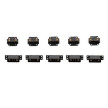 5 쌍 Vtol 스티어링 기어 퀵 릴리스 커넥터 4 핀 서보 익스텐션 Male Female 플러그 RC 대형 가솔린 Turbojet Drone, 5pairs JX4