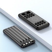 파워뱅크 보조 배터리 베터리 마그네틱 Qi 무선 충전기 보조베터리 20000mAh 아이폰 12 S20 poverbank에 대, [01] 10000mAh, 02 Black_01 10000mAh