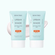 [국내정품][듀이트리] 어반 쉐이드 안티 폴루션 선 톤업 선크림 40ml SPF50+PA++++, 안티폴루션 1+1+아쿠아딥토너 증정