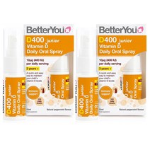 Better You D400 Junior Vitamin Daily Oral Spray 베러유 주니어 비타민 D 데일리 구강 스프레이 15ml 2개