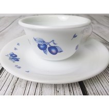 코렐블루베리커피잔 코렐 커피잔 블루베리커피잔 코렐빈티지커피잔 코렐갈고리커피잔