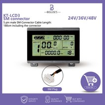 전기자전거 부품 kt lcd3 lcd4 lcd5 lcd7u lcd8h lcd8s led900s led880 디스플레이 24v36v48v72v 액세서리 사이클링, LCD3 SM