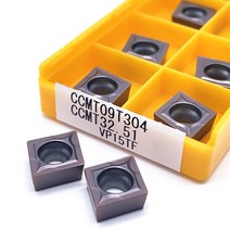 선반 인서트 V커팅 CNC 10EA 카바이드 터닝 도구 CCMT09T304 CCMT09T308 VP15TF UE6020 US735 기계 밀링 CCMT 09T304, [01] CCMT09T304 VP15TF